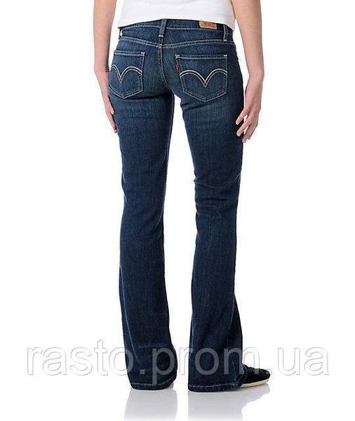 Женские джинсы Levis 524 bootcut темносиние W27 L34 классика ЛВ14 фото