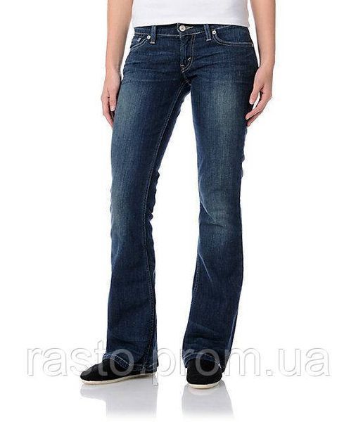 Женские джинсы Levis 524 bootcut темносиние W27 L34 классика ЛВ14 фото