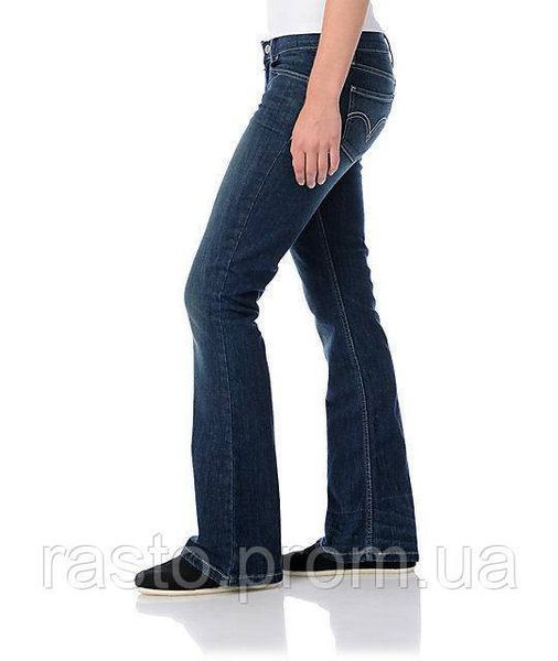 Женские джинсы Levis 524 bootcut темносиние W27 L34 классика ЛВ14 фото