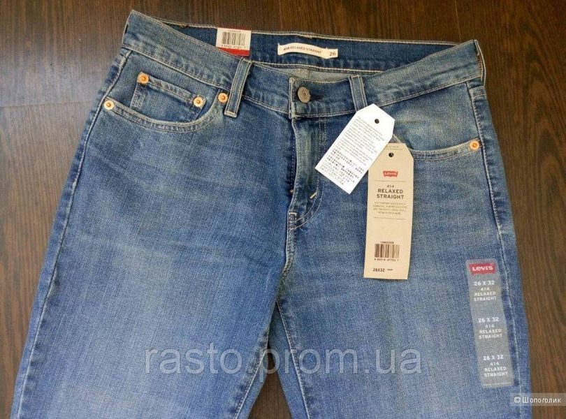 Женские классические черные джинсы LEVIS 414 relaxed Straight Jeans W30, W31 оригинал 641166920 фото