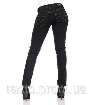 Женские темносиние зауженные джинсы скинни Levis bold curve low rise skinny. фигура "песочные часы" W26 W27 2304343029 фото