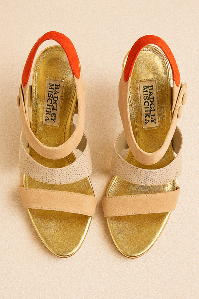 Люксовые босоножки BADGLEY MISCHKA 37, 5, 38 кожа США 960648070 фото