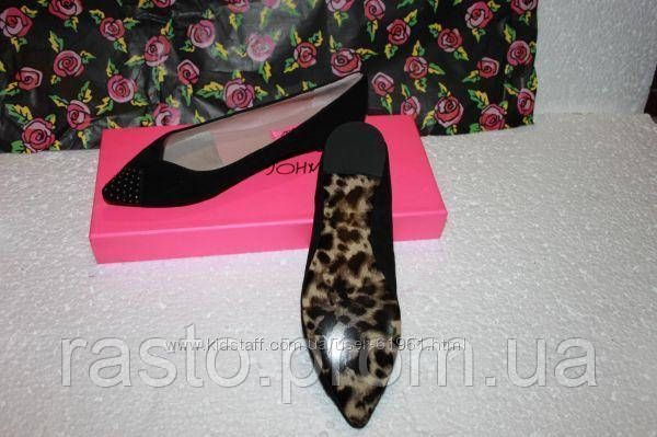 Черные замшевые балетки Betsey Johnson 36 размер 535 фото