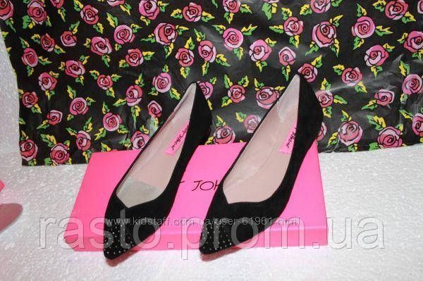 Черные замшевые балетки Betsey Johnson 36 размер 535 фото