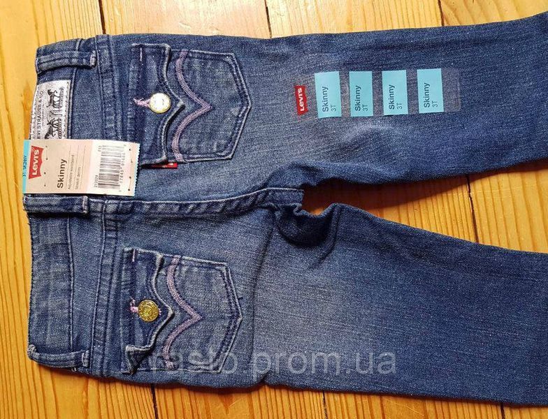 Первые джинсы levis skinny baby girls 3 года скинни оригинал из США 740982157 фото