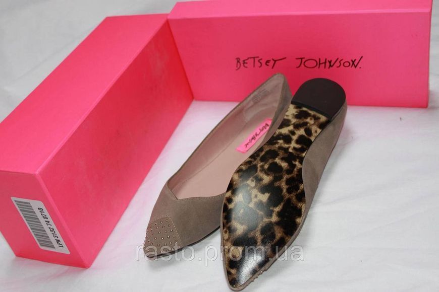 Черные замшевые балетки Betsey Johnson 36 размер 535 фото