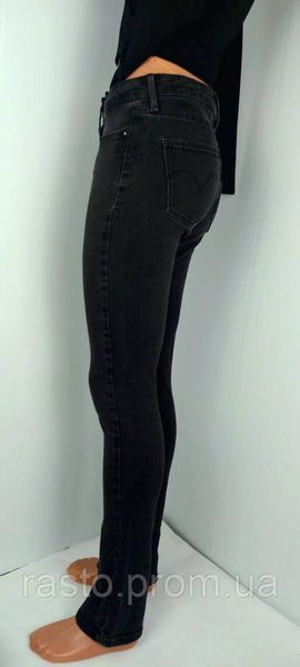 Женские джинсы скинни LEVIS mid rise Skinny Boot, размер W 26 черные серые. Стройнящая модель! 2310326018 фото