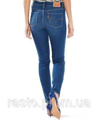 Моделирующие утягивающие джинсы с высокой посадкой LEVIS Levi"s 311 Shaping Skinny W28 Л311син фото