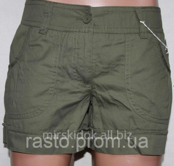 Женские шорты casual хаки Отто Германия хс, с 492408267 фото