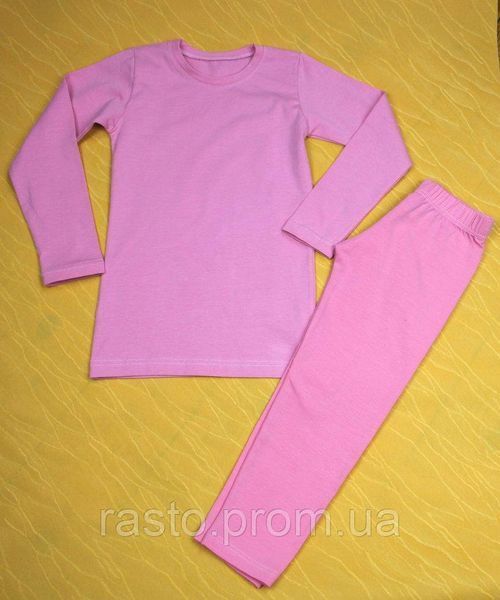 Розовый тренировочный комплект футболка с длинным рукавом леггинсы Faro Giardino 3-9 837499914 фото