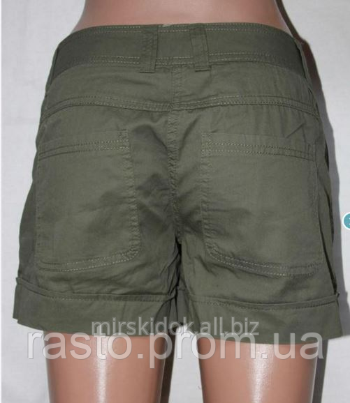 Женские шорты casual хаки Отто Германия хс, с 492408267 фото