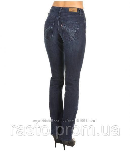 Джинсы LEVIS bold curve straight темносиние прямые джинсы дудочки W28, W29, W30 493606901 фото