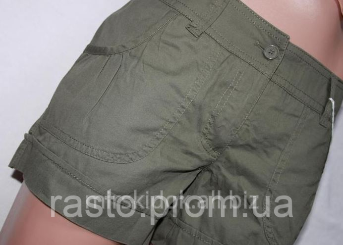 Женские шорты casual хаки Отто Германия хс, с 492408267 фото