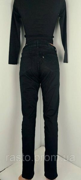 Женские черные зауженные джинсы скинни LEVIS Supreme Curve, размер W 27. Фигура " песочные часы"! 2310335897 фото