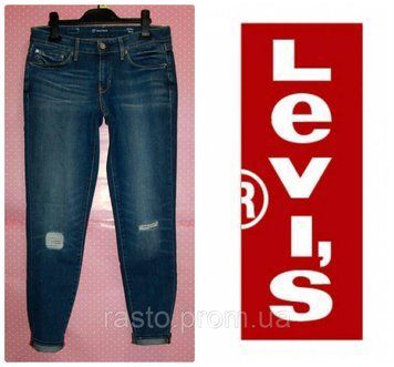 Джинсы LEVIS mid rise demi curve skinny джинсы скинни с подратостями W27 LmidRiseSlinnyDrat фото
