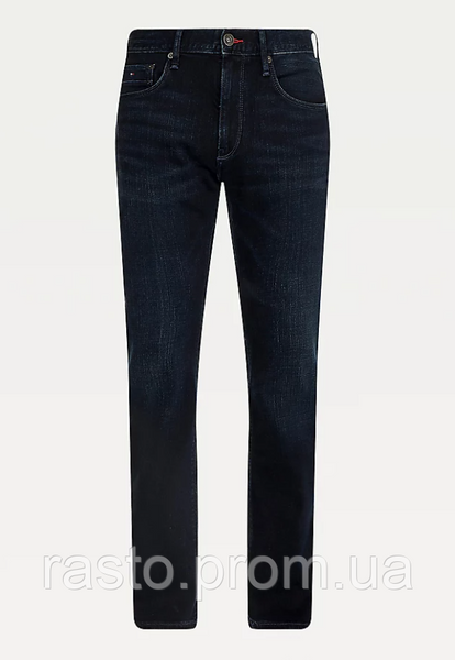 Мужские прямые темносиние джинсы TOMMY Hilfigger dentom straight W30 W31 1511089920 фото