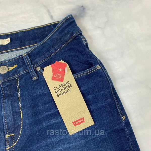 Джинсы LEVIS mid rise demi curve skinny джинсы скинни с подратостями W27 LmidRiseSlinnyDrat фото