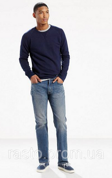 Мужские джинсы Levis 505 REGULAR FIT STRETCH JEANS W32 L34 514214132 фото
