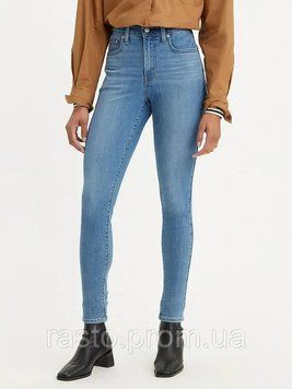 Женские формирующие джинсы скинни с высокой посадкой на талии LEVIS 721 W28 W29 W30 W33 W34 синий L721Sin фото