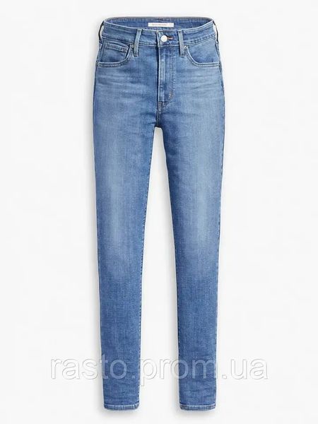 Женские формирующие джинсы скинни с высокой посадкой на талии LEVIS 721 W28 W29 W30 W33 W34 синий L721Sin фото