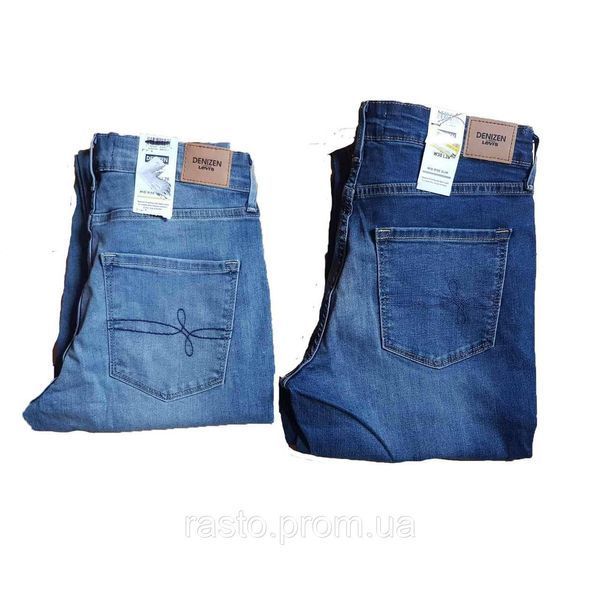 Женские джинсы скинни LEVIS Denizen mid rise skinny W28L28 синие голубые Лденизен МРС фото