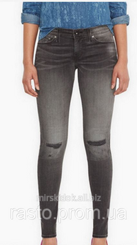 Серые женские джинсы скинни LEVIS mid rise skinny W30 LmidRiseSkinny фото