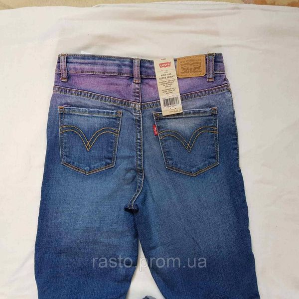 Джинсы детские с высокой посадкой Levi&acute;s 720 High Rise Super Skinny Jeans Размер 10 лет 338 фото