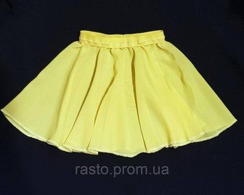 Жовта спідниця сонце для танців дитяча 1748702516 фото