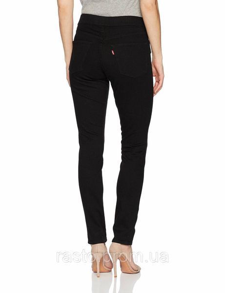 Черные женские джинсы скинни с высокой посадкой LEVI Strauss Pull On Skinny W31 1559550216 фото