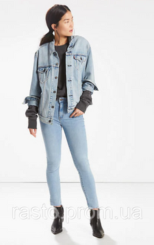 Женские классические голубые зауженные джинсы Levi&acute;s Women&acute;s 711 Skinny W27 L711golprem фото