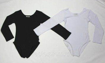 Купальник Danskin черный длинный рукав микрополиестер 2-4, 4-6, 6-8, 8-10 лет 586501854 фото
