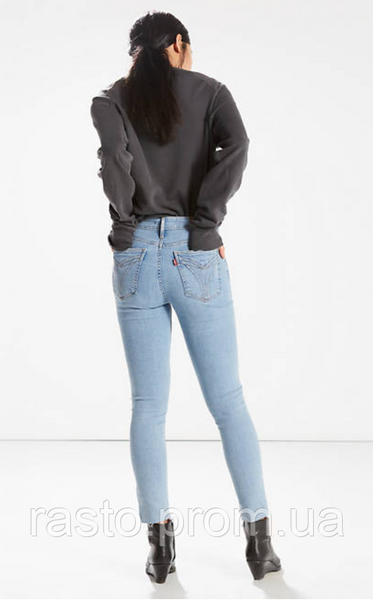 Жіночі класичні блакитні звужені джинси Levi ́s Women ́s 711 Skinny W27 L711golprem фото