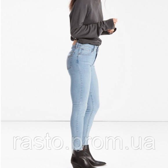Жіночі класичні блакитні звужені джинси Levi ́s Women ́s 711 Skinny W27 L711golprem фото