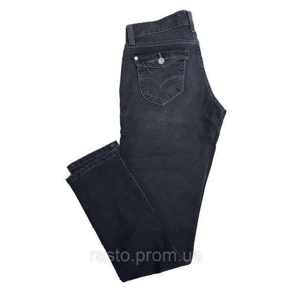 Тёмно-серые женские джинсы скинни Levis 524 Skinny W28 Л524сер фото