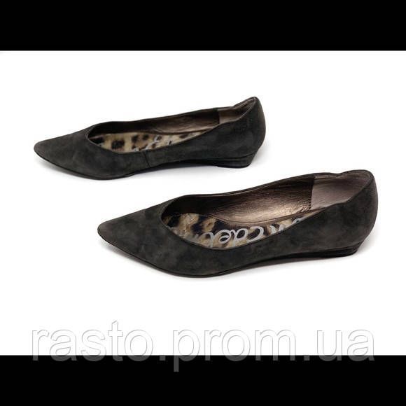 Туфли балетки на танкетке Sam Edelman США, 37,38 замша кожа 492408476 фото