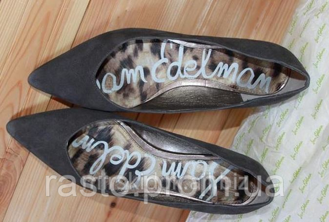 Туфли балетки на танкетке Sam Edelman США, 37,38 замша кожа 492408476 фото