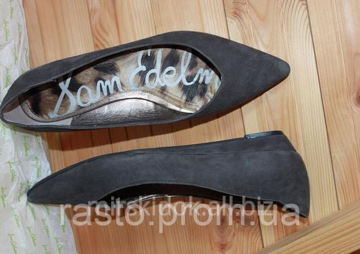 Туфли балетки на танкетке Sam Edelman США, 37,38 замша кожа 492408476 фото