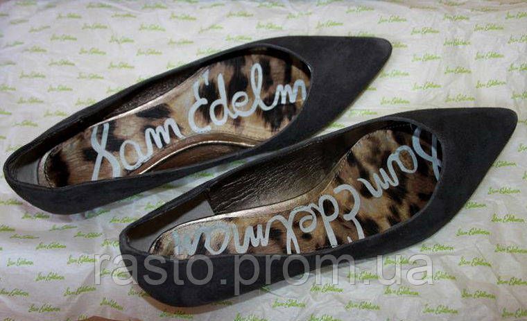 Туфли балетки на танкетке Sam Edelman США, 37,38 замша кожа 492408476 фото