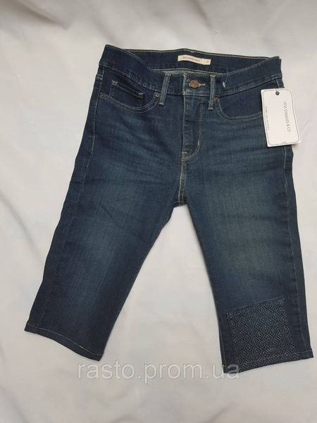 Джинсовые шорты бриджи levis 311 W27 высокая посадка М Л311шорт фото