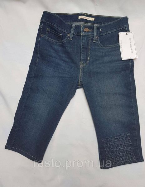 Джинсовые шорты бриджи levis 311 W27 высокая посадка М Л311шорт фото
