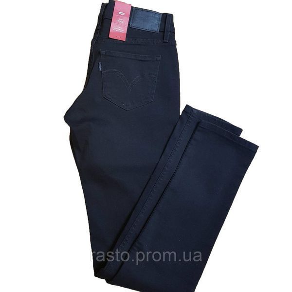 Levis Women 524 Skinny W26 Жіночі чорні вузькі джинси скіні з низькою посадкою W26 LSK524 фото