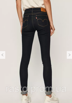 Женские классические темносиние зауженные скини джинсы Levi&acute;s Women&acute;s 711 Skinny W25, W31 L711 ts фото