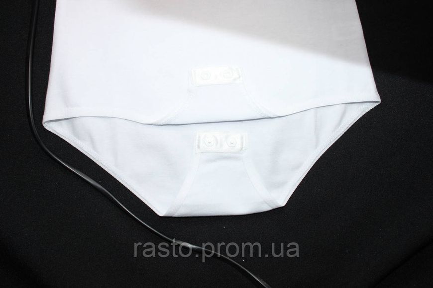 Розовый купальник с коротким рукавом для танцев гимнастики хореографии с застежкой снизу на кнопки Dono 3-13 497526224 фото