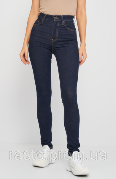 Жіночі джинси скіні з високою посадкою LEVIS Denizen W28 Темносині ЛДенизенСкинниВП фото