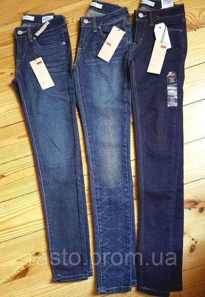 Женские джинсы скинни LEVIS 535 superskinny W24 темносиние 741297000 фото