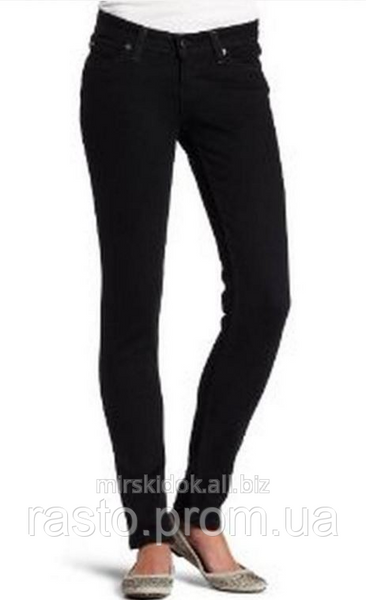 Женские джинсы levis demi curve w33 умеренные скинни черные левайсы оригинал 530436708 фото